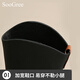 Soogree hohe Röhrchen Regenstiefel für Frauen Mode Slim Street Shot Outdoor Regenfisch Anti-Rutsch-Dickdicke wasserdichte Gummischuhe mit mittlerer bis hoher Röhrenstiefel für Frauen schwarz 36
