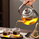 MGXEK Germany glass teapot 2025 new kettle tea household lifting kettle around the furnace high temperature resistant electric ceramics Muhe lifting kettle 1000ml