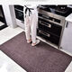 Xuxian kitchen floor mats are water-absorbent, non-slip, oil-resistant, and stain-resistant, household door mats and foot mats. Cuttable mats, carpets, and carpets can be customized. 120*160cm red and black stripes-upgraded and thickened.