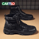 Cartelo Martin Boots Men's 2024 Nuevo verano Desodorante transpirable Botas de trabajo High-top Tactical Tactical Mountaining Training Military Combat Zapatos [actualización] Caki 41