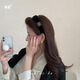 Jiaoxia velvet black high skull headband for women 2024 new autumn and winter high-end temperament headwear wide-brimmed hair headband main picture style