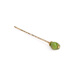 She s Akiko resin hairpin new Chinese style hairpin ancient style hairpin high-end hair accessories birthday gift for girlfriend Green F0