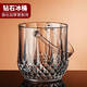 Fantasy thickened Yak ice bucket commercial bar ktv supplies ice storage bucket beer small champagne bucket crystal 1200ml ice bucket with ice clip