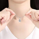 Fat Donglai's same platinum pendant for women Pt950 single pendant without necklace, pure platinum clavicle chain, new style moissanite, your heart will be moved - platinum pendant
