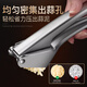 Lianna 304 stainless steel garlic press integrated thickened garlic squeezer garlic paste kitchen manual garlic masher Yuewan 304 garlic press 72 holes ultra-fine