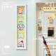 
CLCEY Dopamine entrance door hanging paintings ins style welcome home decoration painting creative key storage wall hanging entrance painting Harada vertical version A 12625 log color solid wood frame + traceless nails without