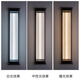 Shangda Outdoor Wall Lamp Waterproof Outdoor Terrace Solar Wall Lamp Exterior Wall Pillar Modern Simple Garden Strip Wall Lamp Default warm light, if you need other light colors, please contact customer service