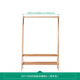 Quanyou Home Bedroom Clothes Hanger Solid Wood Nordic Storage Rack Floor-standing Shoe Rack Coat Rack Integrated DX115066KS