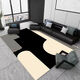 Xinlin ins style carpet living room carpet coffee table carpet room carpet bedroom floor mat household stain-resistant sofa high-end light luxury Nordic 03 120*160 cm