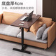 Small craftsman material bedside table movable folding lift table bedroom dormitory desk office computer table white 80*40