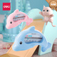 Deli children's water thermometer baby bath thermometer accurate temperature measurement dolphin shape childlike and cute blue 8890