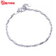 Guanpuge Fat Donglai same style pt950 platinum anklet Pt950 bracelet women's star fruit platinum bracelet bracelet birthday star fruit bracelet length about 16+1.5CM gold weight about 1
