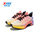 Детская обувь XTEP. Детские кроссовки Deuterium Wind для мальчиков с высоким отскоком. Профессиональные стабильные кроссовки. Флуоресцентный желтый бергамот/красный флуоресцентный камелия 37