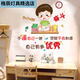 Classroom wall stickers decoration cherish time learning inspirational stickers cultural wall class layout student room painting from SY6187 unexpected encounter