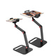 Jianyue Mobile Phone Multi-angle Adjustable Desktop Stand Foldable Multi-Function Tablet Universal Live Broadcast TV Series Portable Double-Arm Model Double-Pull Tablet Clamp Stand