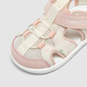 YEEHOO baby shoes summer breathable sandals for boys and girls jade powder 120mm recommended foot length 120-125