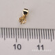 Xuecong Yongqiang Jewelry 18k gold pendant melon seed buckle pendant head suitable for 8-12 diy handmade handmade jewelry