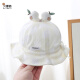 Benasi Baby Hat Summer Spring Autumn Thin Men and Women Baby Sun Hat Fisherman Hat 2024 Sun Protection Basin Hat Adjustable Fruit-Pink 3 Months-2 Years Old (40-50CM)