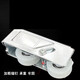
Zhehongdi old-fashioned aluminum alloy door and window pulley 757 type sliding sliding door floor pulley accessories glass window track lower roller [2 pack] CG9 double wheel (wide rail) (