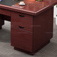 Luolaibao wooden paint desk with drawer writing desk desktop staff finance 1.4m desk single