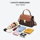 CASELLA KOURZCK Women's Bags Women's Bags 2025 New Single Shoulder Crossbody Bag Valentine's Day Birthday Gift for Girlfriend and Wife Coffee Color Coffee Please take photos when writing greeting cards or engravings Practical Commuting One Shoulder Crossbody Women's Bag