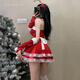 Wen Shiou Navidad Sexy Bunny Girl Pijamas Libre de Quitar Puro Deseo Uniforme Tentación Cama Pasión Sexual Conjunto de Invierno Año Nuevo Conjunto de Conejito Rojo + Carga de Frecuencia Inalámbrica M Recomendación 80105Jin Jin es igual a 0,5 kg
