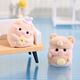 Monkey Happy Dudu Pig Trendy Toys and Blind Box Pig Toys Doll Figures Boys and Girls Children's Desktop Ornaments Creative Birthday Gift Dudu Pig Daily Flocking [with Code] Single Random Shipping