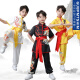 GUBPMTSHIM Chinese Dragon Primary and Secondary School Students Spring Sports Meeting Opening Ceremony Dance Inspiring Dragon and Lion Martial Arts Tai Chi Training Performance Costume Chinese Dragon Yellow Short Sleeve 100 No need to customize