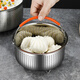 FANCYCHIC 15,000 stainless steel steamer rice cooker rice soup separation steaming rice artifact steaming rice steaming grid steaming rack draining rice rice steamer 1.5L suitable for 1-2 people