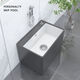 Nordic household grey washing balcony colorful mop pool bathroom sink ceramic floor-standing floor mop basin BL-1047x33x40 mop pool
