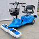 Ride-on dust mop truck electric mop truck dust wiper cart sweeper sweeper truck industrial sweeper motor 90