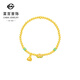 CAIBAI -Schmuck Gold Armband Fuß Gold 5d Colored Johor American Style Lotus Lotus Armband Prizität HJ Gold Armband ungefähr 2,39G