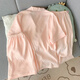 纪娅芙日系HelloKitty纱布睡衣女夏款短袖2025新款夏季家居服三件套 云朵棉-J9901#乐园小狗三件套 M 【建议75-100斤】