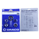 Bolsa de reparación de Graco 395/49/495/695/10957900 Piezas de anillo de sellado de rociador 248212 Graco 695/1095 Anillo de sellado