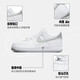 Nike NIKE cushioning sneakers men's Air Force 1 AIR FORCE 1 sneakers FJ4146-100 white gray 41