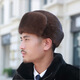 Maycaur mink hat men's whole mink fur autumn and winter new mink hair for middle-aged and elderly people thickened and warm Northeast gift black whole mink M head circumference 56-57cm