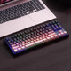 腹灵mk870pro黑莓侧刻有线蓝牙无线机械键盘客制化电脑游戏办公静音 【单模】pro珍珠白+纯白侧刻 TTC快银轴V2【fps游戏玩家】