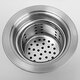 Dezhong vegetable sink drain pipe complete set of kitchen single sink drain pipe vegetable sink sewer drain pipe 7013