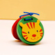 
Dongzhitiandi children's musical instrument kindergarten eloquence use Orff percussion instrument toy dada dance round board small quick board little tiger wooden round board one