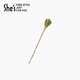 She s Akiko resin hairpin new Chinese style hairpin ancient style hairpin high-end hair accessories birthday gift for girlfriend Green F0