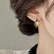 Yichan cold style retro earrings, feminine design, commuter earrings, 2025 new popular niche high-end earrings, autumn and winter cold style retro earrings