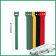 Almacenamiento de cable de la correa elástica de velcro Todo se puede pegar a los auriculares de gestión de alambre a los auriculares Cable de gestión de alambre de alambre Bundling Buckle Color Color Administración de alambre Cinturón Negro 5 tiras [Exclusivas para el evento]