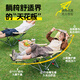 Xiaomo four-speed folding deck chair, outdoor folding chair, camping chair, portable nap chair, nap bed with footrest