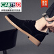 CARTELO men's shoes autumn suede leather Martin boots men's low-top British genuine leather soft sole business casual frosted anti-suede leather shoes for men black tendon color sole 9006 42