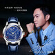Oleis levs Schweizer zertifizierte Brand Watch Herren Mechanical Watch Luminous Waterfof Star-Serie Herren Uhren High-End-Herren-Uhr Olevs-9923-Natural Starry Sky Blue Surface