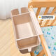 
Crib hanging storage hanging basket diaper bedside diapers storage bag dormitory bed hanging bag bed fence storage box cream white partition adjustable