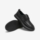Him her Tata soft sole business casual leather shoes black British heightening genuine leather dad shoes men VVK01CM4 black 40