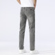 
New Balance High-end Men's Jeans Summer Thin Slim Slim Elastic Straight Pants Middle-aged Simple and Versatile Washed Pants 1049 Gray 31
