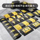 Baige speed bump, rubber and plastic highway slope, thickened and weighted buffer zone, road surface slope, car speed limit ridge, yellow and black glyphs 100*35*5