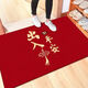 Shansui Festive Foot Mat Door Entry Door Chinese New Year Red Door Mat Anti-slip Floor Mat Bedroom Bathroom Carpet Dirty Resistant Anti-Slip Red Fortune Character 100*150cm